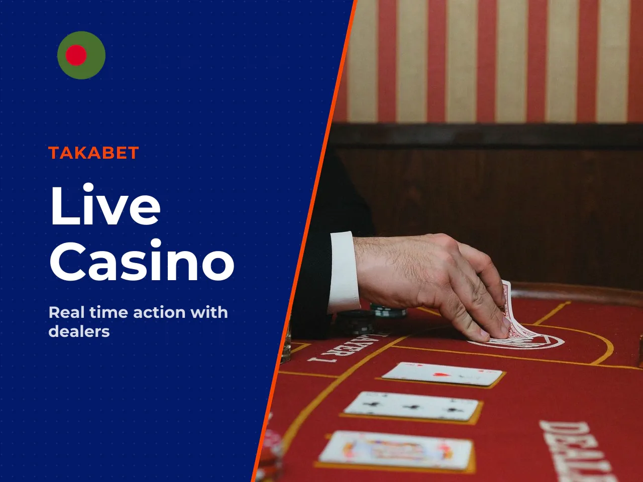 Takabet Live Casino for Real-Time Play
