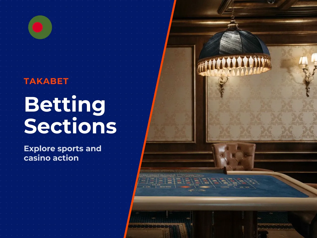 Sections Available in Taka Bet Sports